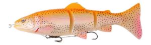 Swimbaits di colore #02 Golden Albino Rainbow del prodotto Savage Gear 3D Line Thru Trout Swimbait di marca Savage Gear