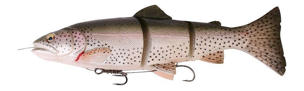 Swimbaits di colore #01 Rainbow del prodotto Savage Gear 3D Line Thru Trout Swimbait di marca Savage Gear
