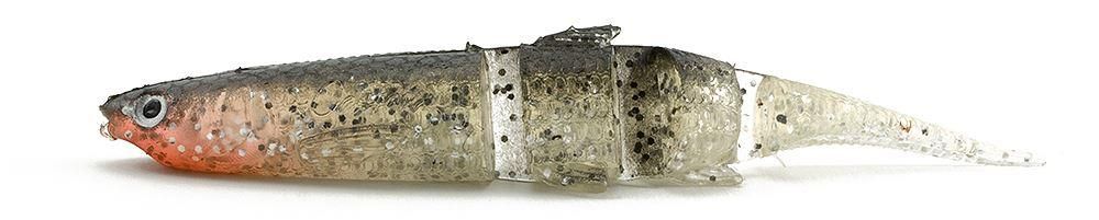 Swimbaits di colore Mullet del prodotto Castaic Super Jerky J 8" soft swimbait di marca Castaic