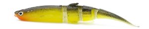 Swimbaits di colore Chartreuse del prodotto Castaic Super Jerky J 8" soft swimbait di marca Castaic