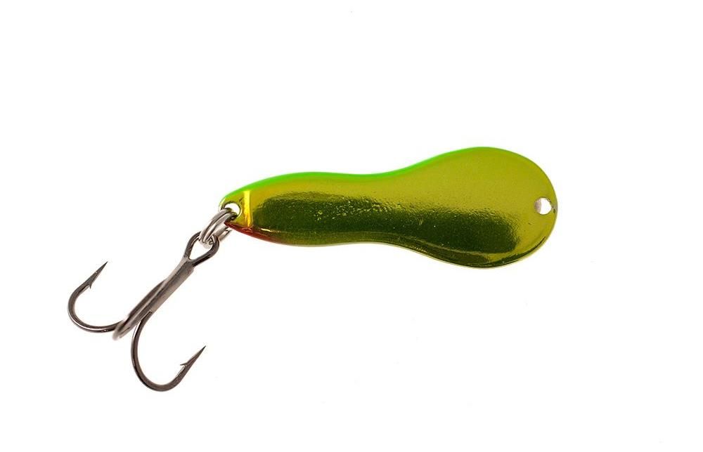 Ondulanti di colore Green Back Yellow Gold del prodotto Nories Metal Wasaby treble hook di marca Nories