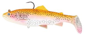 Swimbaits di colore Golden Albino Rainbow del prodotto Savage Gear 3D Trout Rattle Shad di marca Savage Gear
