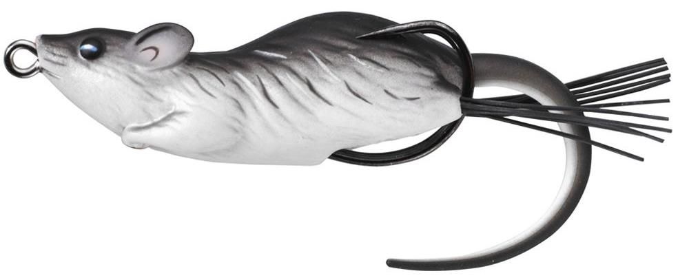 Rane Antialga di colore Black White del prodotto Livetarget Field Mouse weedless topwater di marca Livetarget