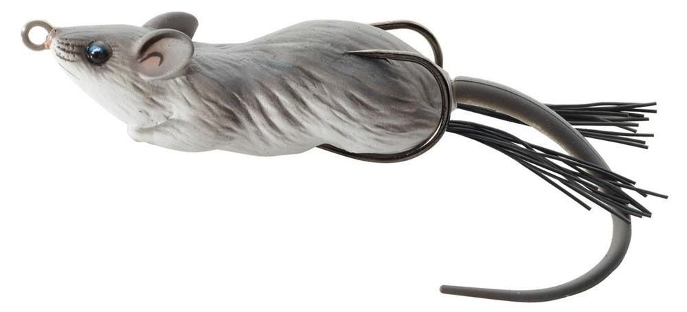 Rane Antialga di colore Grey White del prodotto Livetarget Field Mouse weedless topwater di marca Livetarget