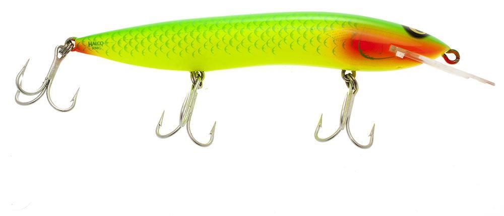 Jerkbaits di colore R7 del prodotto Halco Sorcerer 150 STD di marca Halco