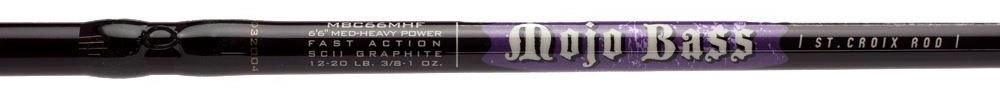 Canne Casting Monopezzo del prodotto St. Croix Mojo Bass casting rods di marca St.Croix