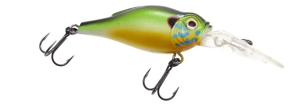 Crankbaits di colore Pumpkinseed del prodotto Reaction Strike AC 55 di marca Reaction Strike