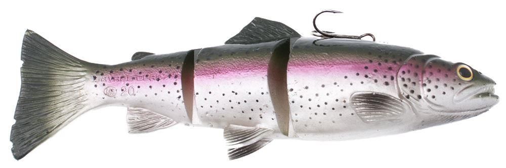 Swimbaits di colore Dark Trout del prodotto Savage Gear 3D Line Thru Trout Swimbait U.S.A. di marca Savage Gear