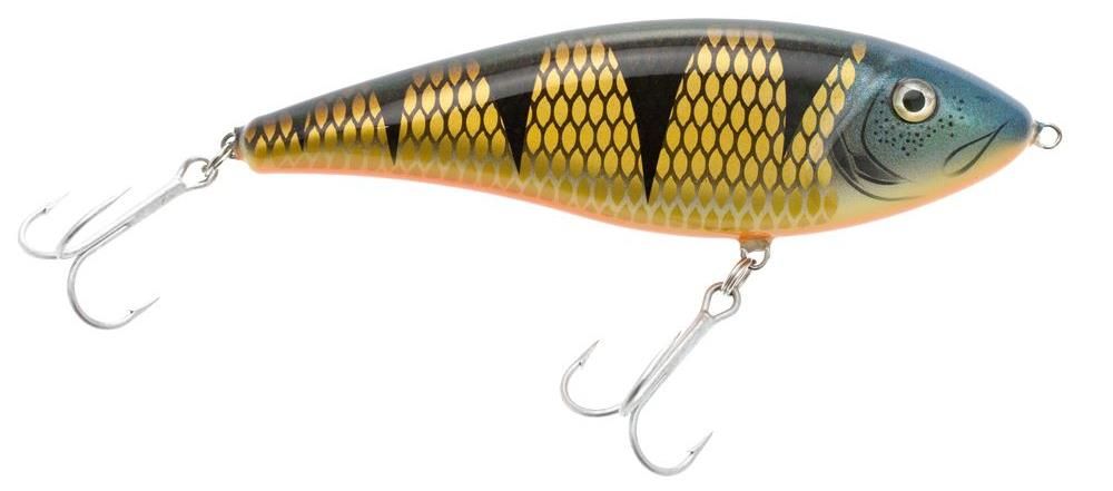 Jerkbaits di colore #BRD del prodotto Hybrida J-1 jerkbait di marca Hybrida
