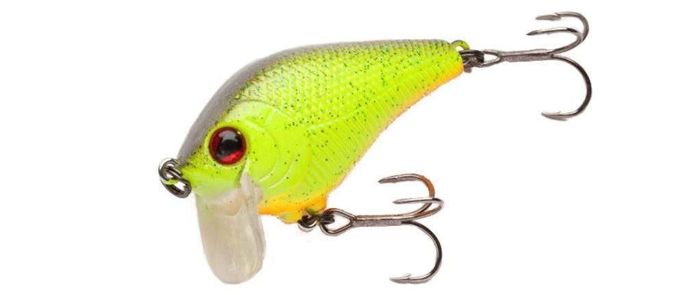 Crankbaits di colore Rootbeer Chartreuse del prodotto Vicious VC2 crankbait di marca Vicious