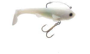 Swimbaits di colore White del prodotto Reaction Strike Fathead di marca Reaction Strike