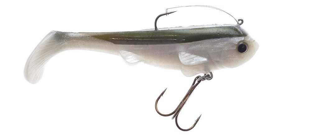 Swimbaits di colore Shad / Hitch del prodotto Reaction Strike Fathead di marca Reaction Strike