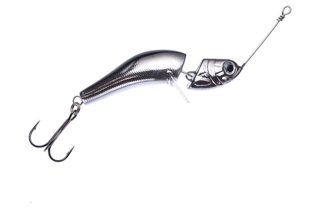 Jerkbaits di colore Black Silver del prodotto Wake Jig Wobbler di marca Wake