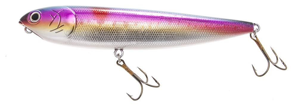 Topwater di colore Rainbow Shad del prodotto Musky Innovations Seducer di marca Musky Innovations