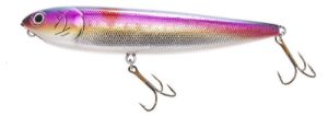 Topwater di colore Rainbow Shad del prodotto Musky Innovations Seducer di marca Musky Innovations