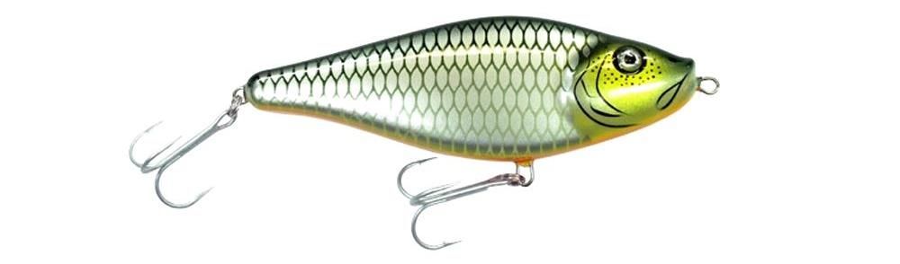 Jerkbaits di colore #WFO del prodotto Hybrida J-2 Jerkbait di marca Hybrida