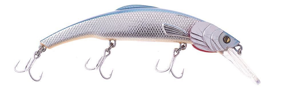 Jerkbaits di colore Chrome Blue Orange Belly del prodotto Matzuo Kinchou Minnow di marca Matzuo