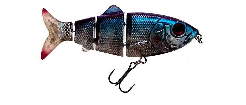 Swimbait di colore BBH del prodotto Reaction Strike Revolution Shad mini swimbait di marca Reaction Strike