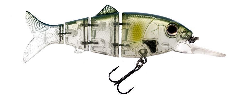 Swimbait di colore Ghost Ayu del prodotto Reaction Strike Revolution Shad mini swimbait di marca Reaction Strike