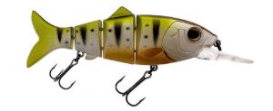 Swimbait di colore Natural Matte Perch del prodotto Reaction Strike Revolution Shad mini swimbait di marca Reaction Strike