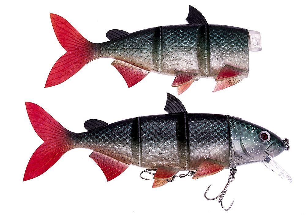 Swimbaits di colore Roach del prodotto Quantum Junker DS swimbait di marca Quantum