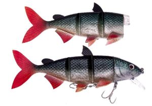 Swimbaits di colore Roach del prodotto Quantum Junker DS swimbait di marca Quantum