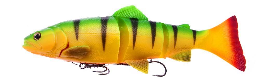 Swimbaits di colore #05 Firetiger del prodotto Savage Gear 3D Line Thru Trout Swimbait di marca Savage Gear