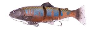 Swimbaits di colore #02 Oikawa del prodotto Savage Gear 3D Line Thru Trout Swimbait di marca Savage Gear