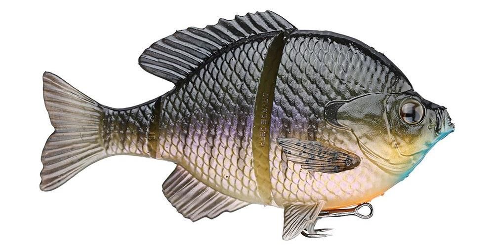 Swimbaits di colore Dark Gill del prodotto Savage Gear 3D Blue Gill swimbait di marca Savage Gear