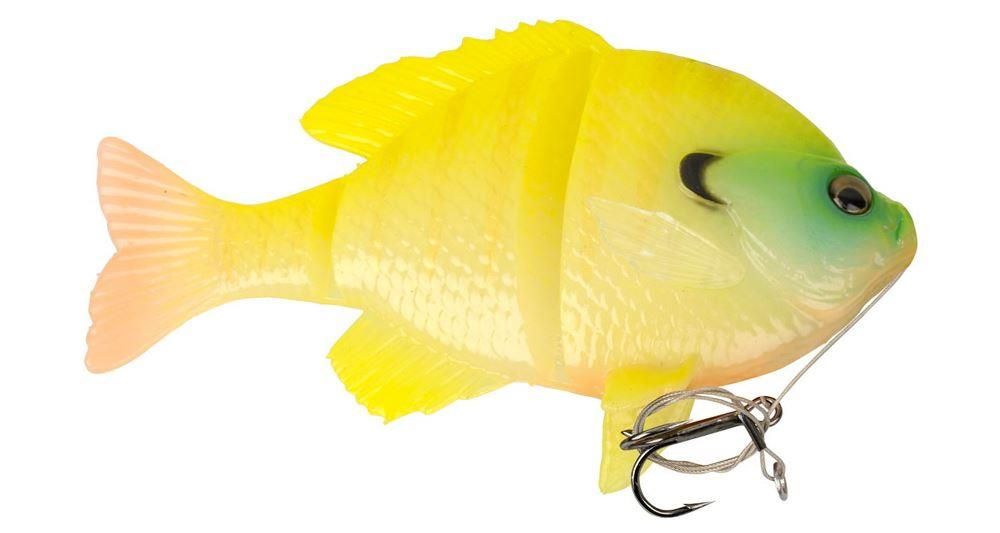 Swimbaits di colore Chart Gill del prodotto Savage Gear 3D Blue Gill swimbait di marca Savage Gear