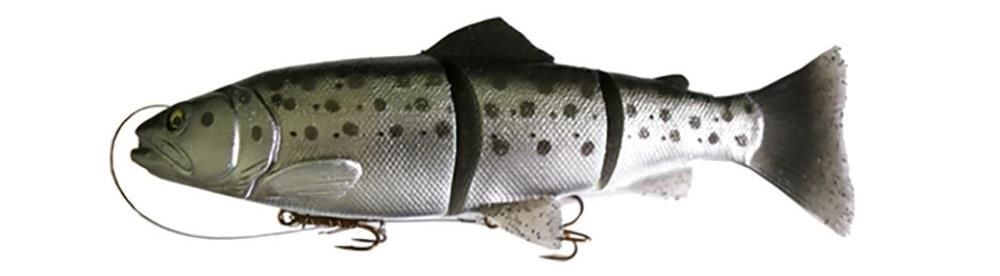 Swimbaits di colore #15 Sea Trout del prodotto Savage Gear 3D Line Thru Trout Swimbait di marca Savage Gear
