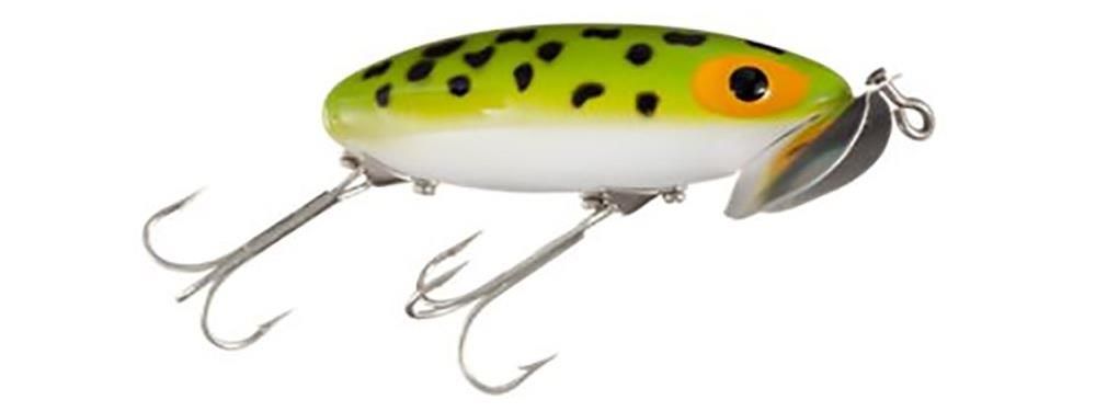 Arbogast - XL Muskie Jitterbug - Couleur perche G700-05 - NOC