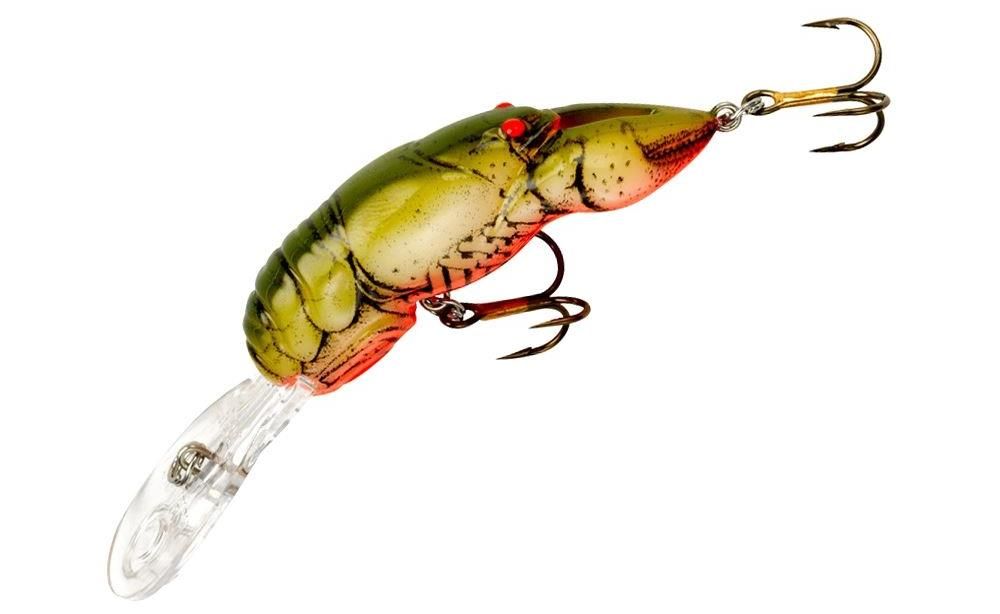 Crankbaits di colore Crawfish del prodotto Rebel Crawfish di marca Rebel