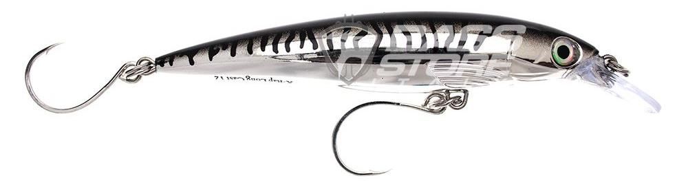 Jerkbaits di colore Chrome Mackerel del prodotto Rapala X-Rap Long-Cast di marca Rapala