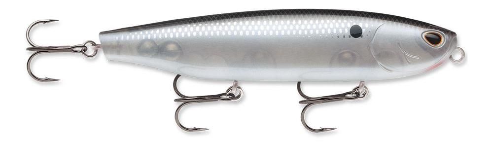 Topwater di colore Black Silver Shad del prodotto Storm Arashi Rattling Top Walker di marca Storm