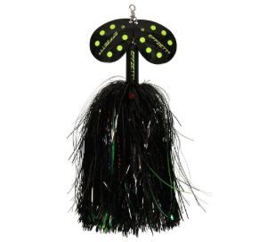 Rotanti di colore Black Demon del prodotto DAM Effzett Pike Rattlin' Spinner di marca DAM