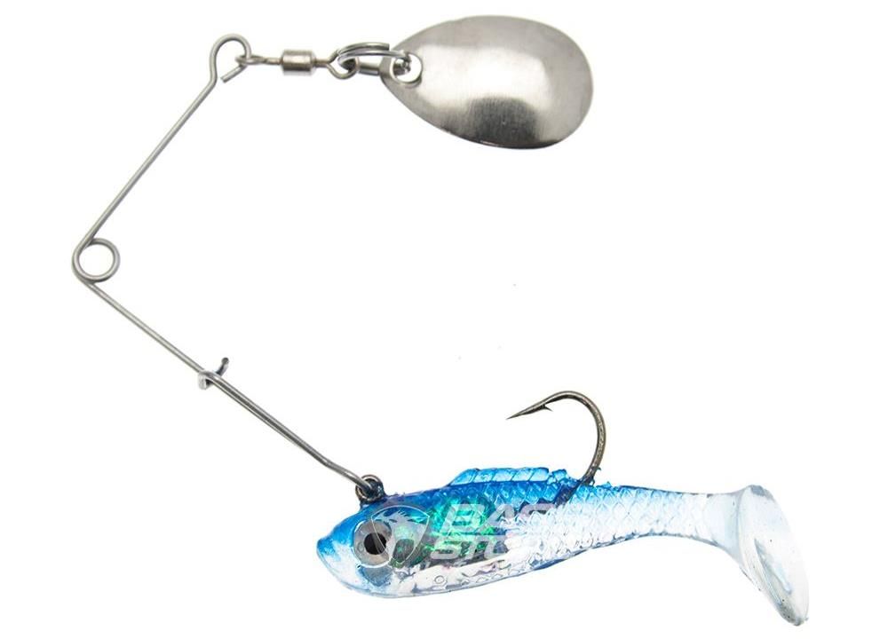 Light Game Softbaits di colore Bl Back 04S del prodotto Creme Lure Spoiler Spin di marca Creme Lures
