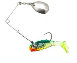 Light Game Softbaits di colore Fire Tiger 03S del prodotto Creme Lure Spoiler Spin di marca Creme Lures