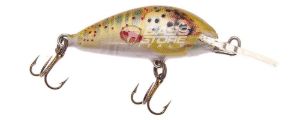 Crankbaits di colore Brown Trout del prodotto Ugly Duckling Original Wobbler di marca Ugly Duckling