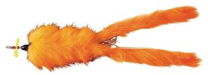 Jig di colore Hot Orange del prodotto Abu Garcia Hairy Killer di marca Abu Garcia