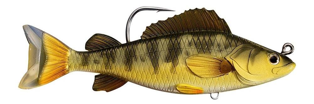 Swimbaits di colore 713 - Gold Olive del prodotto Livetarget Yellow Perch Swimbait di marca Livetarget