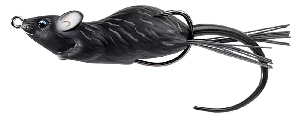 Rane Antialga di colore Black Black del prodotto Livetarget Field Mouse weedless topwater di marca Livetarget