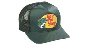 Abbigliamento di colore Green del prodotto Bass Pro Shops Mesh Cap di marca Bass Pro Shops