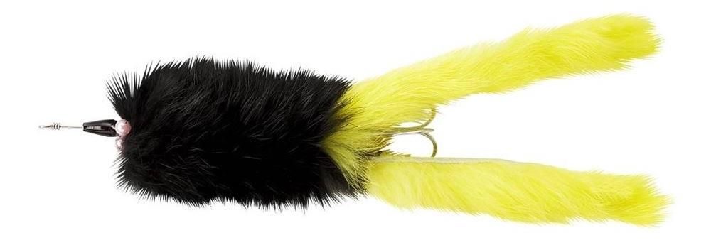 Jig di colore Black Yellow Tail del prodotto Abu Garcia Hairy Killer di marca Abu Garcia