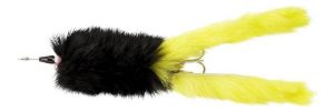 Jig di colore Black Yellow Tail del prodotto Abu Garcia Hairy Killer di marca Abu Garcia