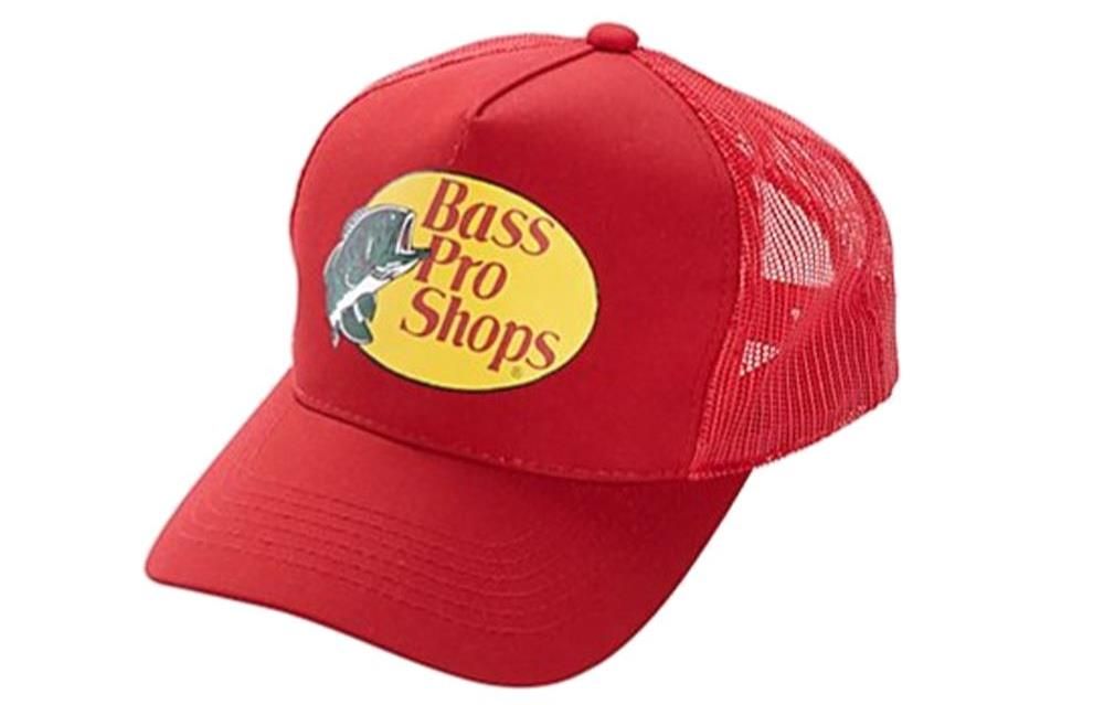 Abbigliamento di colore Red del prodotto Bass Pro Shops Mesh Cap di marca Bass Pro Shops