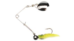 SpinnerBait di colore Fluorescent Chartreuse del prodotto Berkley Johnson Beetle Spin di marca Berkley