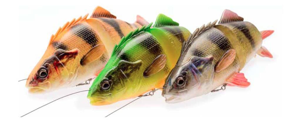 Esca Da Pesca Savage Gear 4D Perch Shad - Per Lucci Persici E Siluri