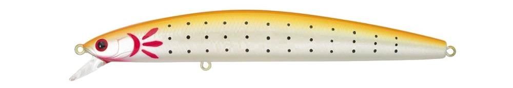 Jerkbaits di colore Yellow Pearl del prodotto Daiwa Salt Pro Minnow di marca Daiwa