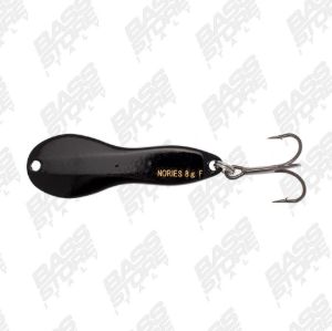 Ondulanti di colore Black Metal del prodotto Nories Metal Wasaby treble hook di marca Nories